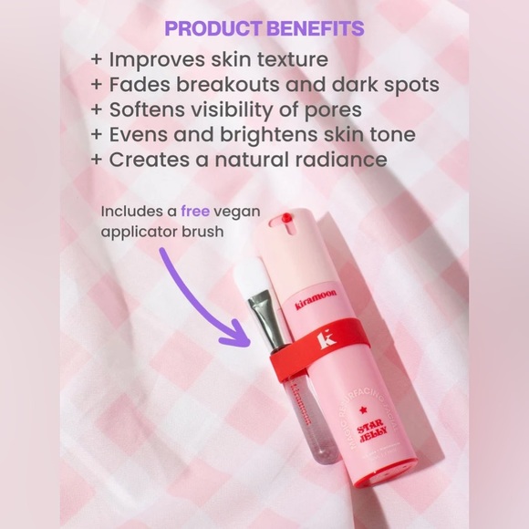 *NWT* kiramoon ⭐️ Star Jelly Mask, Magic Resurfacing Facial (10% AHA + Glycerin) - Picture 3 of 16